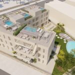 Edificio de 14 viviendas con piscina