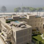 Edificio de 14 viviendas con piscina