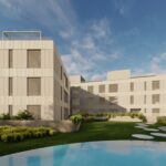 Edificio de 14 viviendas con piscina