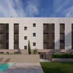 Edificio de 12 viviendas con piscina