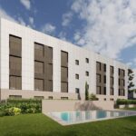 Edificio de 12 viviendas con piscina