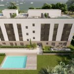 Edificio de 12 viviendas con piscina